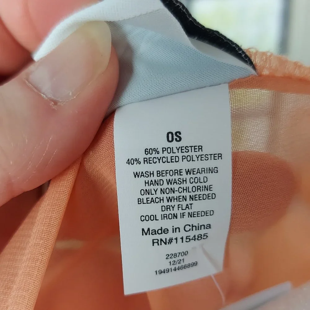 NWT SONOMA OMBRE' BELTED KIMONO (OS / CORAL)